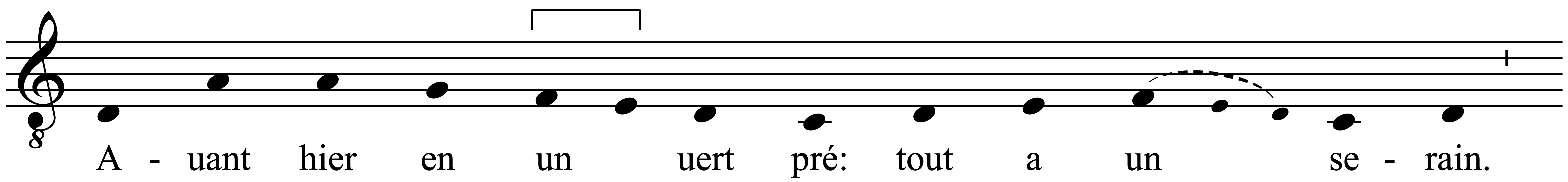 Work musical notation